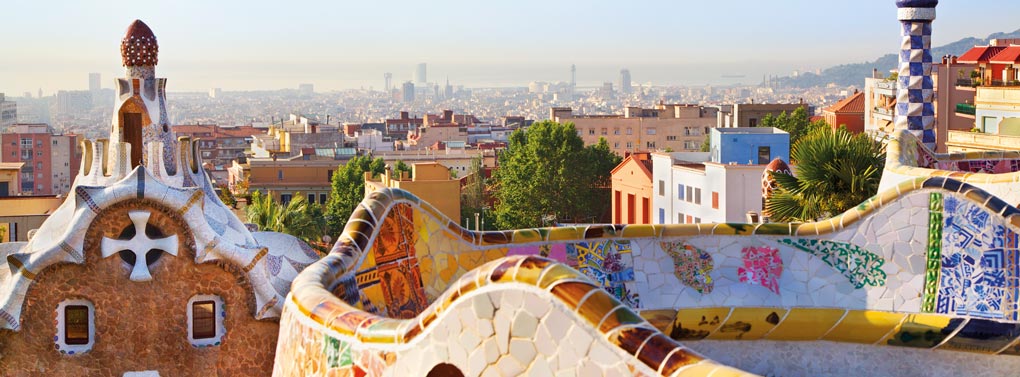 Barcelona widok na miasto