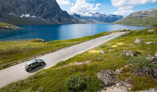 Podróż autem przez Norwegię
