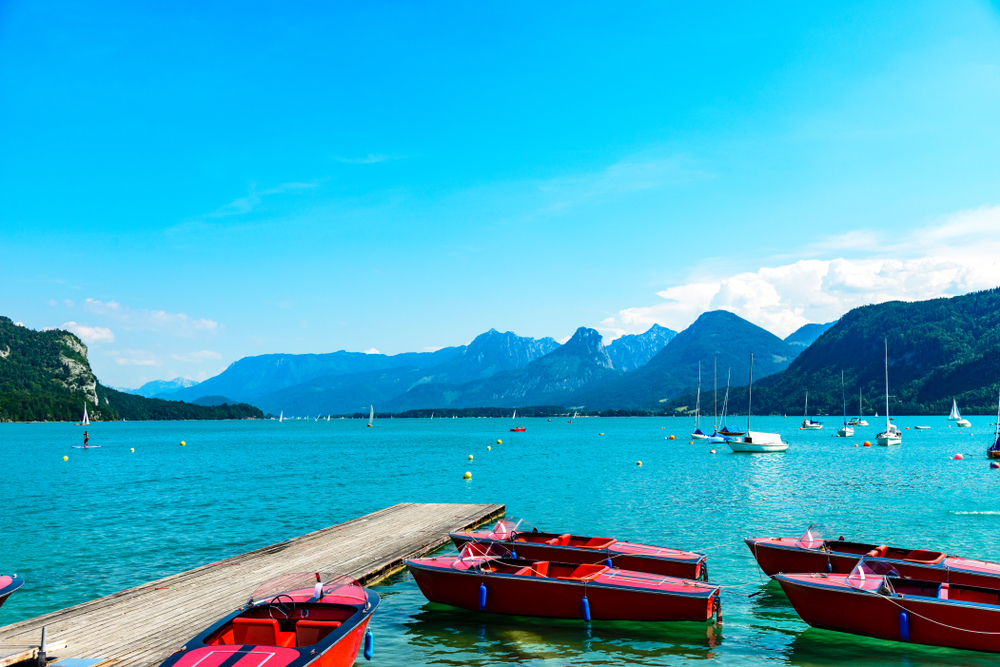 Jezioro Wolfgangsee Austria