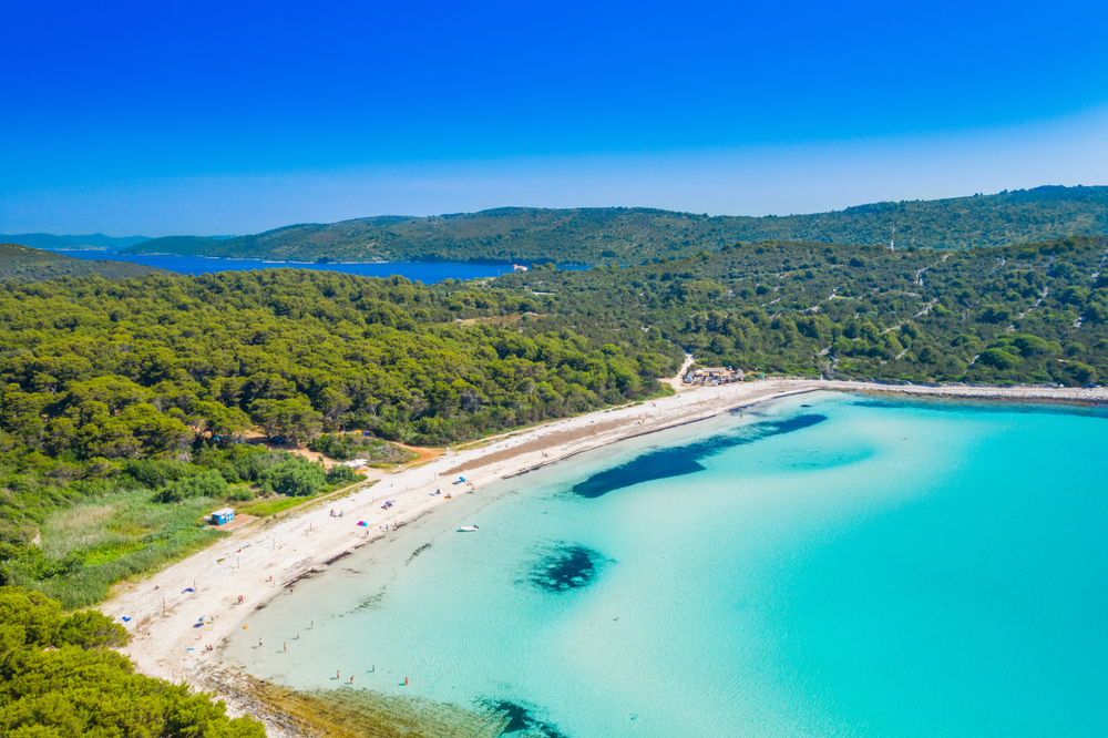 Plaża Sakarun na wyspie Dugi Otok