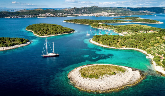 Pięknie wyspy Chorwacji
