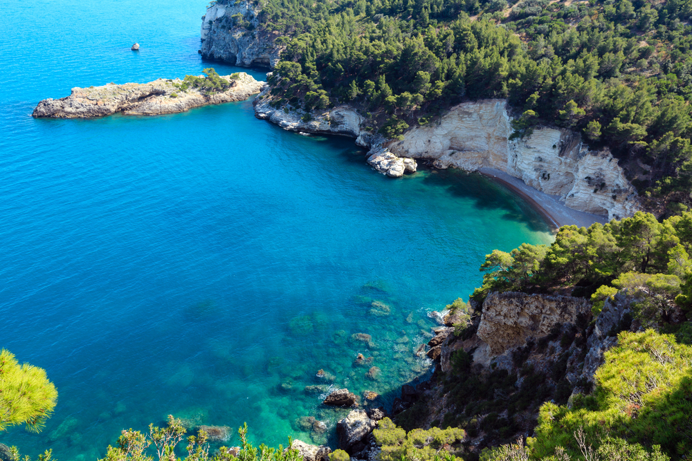 Plaża Porto Greco, Apulia, Włochy