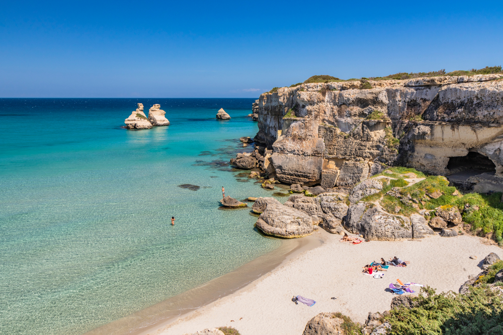 Zatoka Torre dell"Orso, Apulia