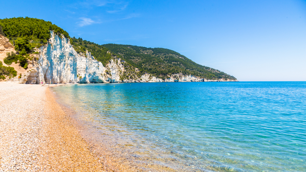 Plaża Vignanotica, Apulia, Włochy