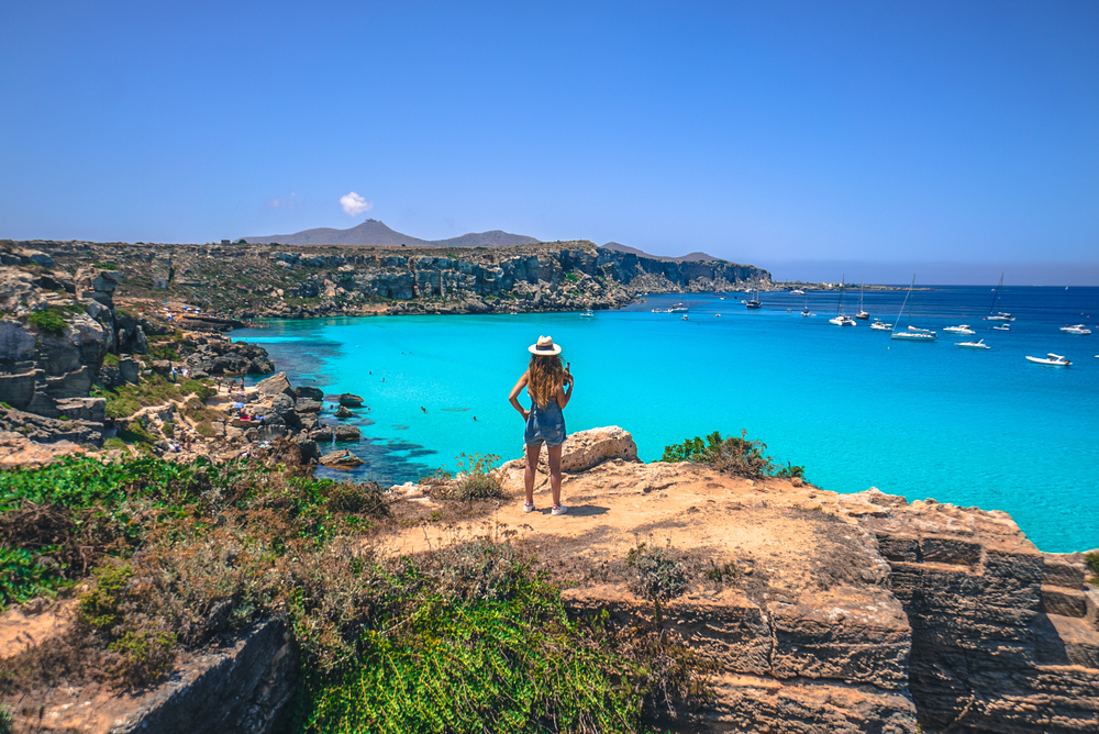 Plaża Cala Rossa na Favignana