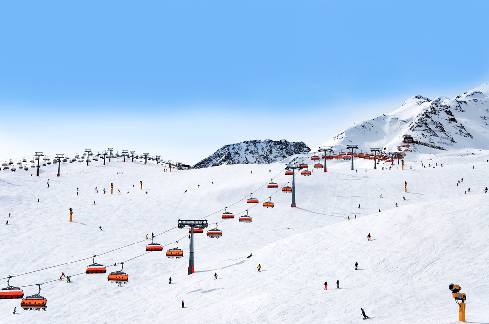 Region narciarski Soelden w Austrii