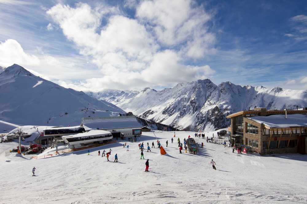 Region narciarski Ischgl w Austrii