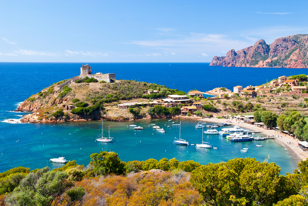 Korsyka zatoka Girolata