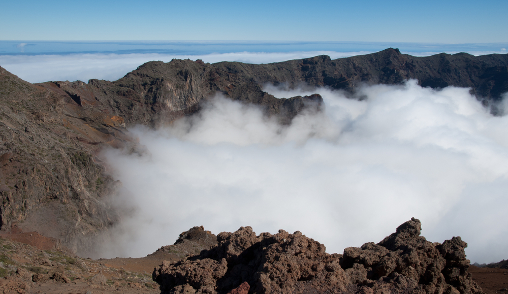 Krater w Caldera de Taburiente