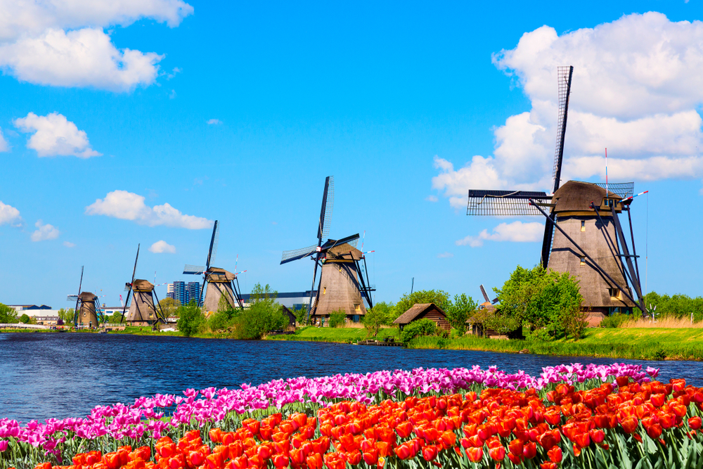 holandia kinderdijk