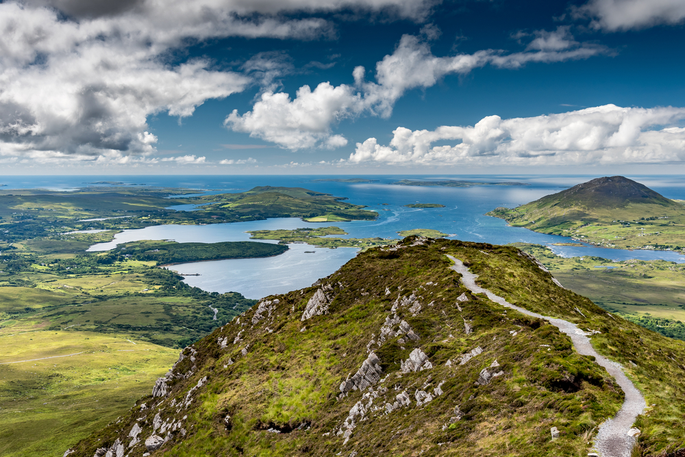 Connemara National Park - szlak na Diamond Hill