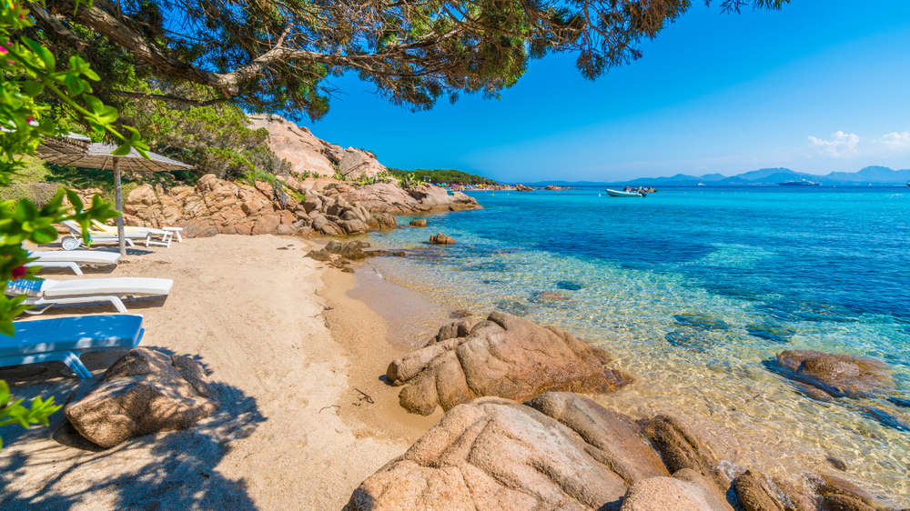 Capriccioli plaża na Sardynii