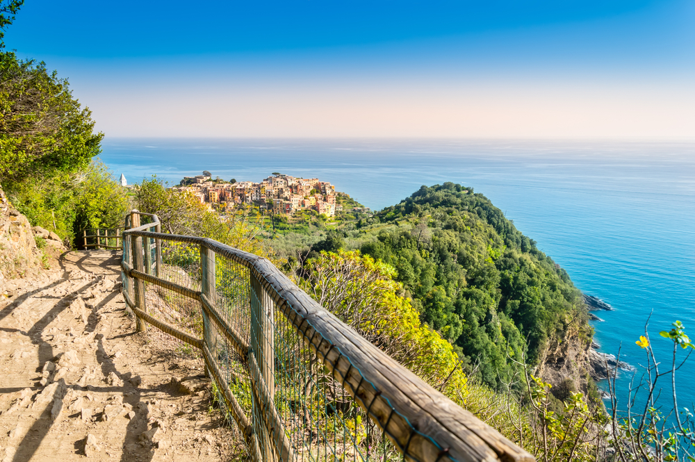 Widok na Corniglia