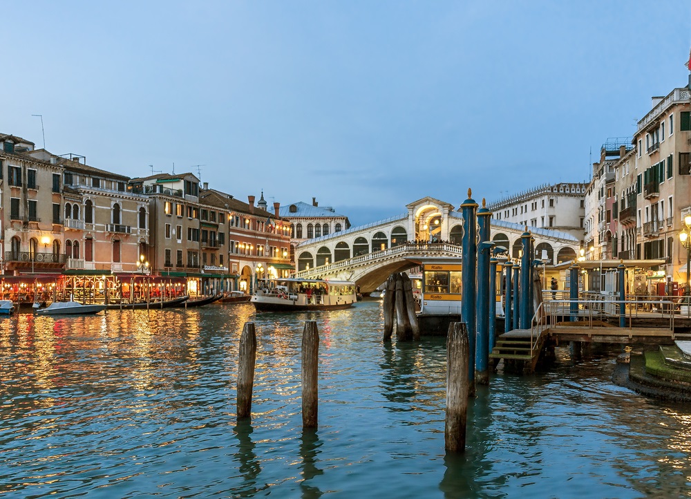 Wenecja i most Rialto