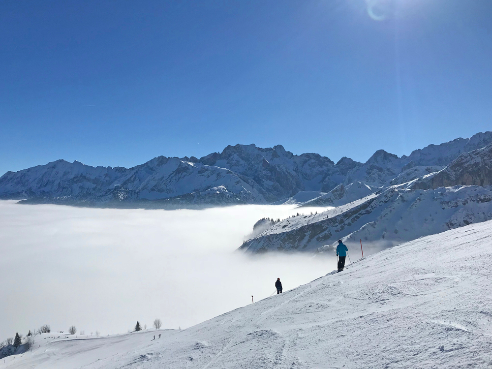 Region narciarski Garmisch w Niemczech