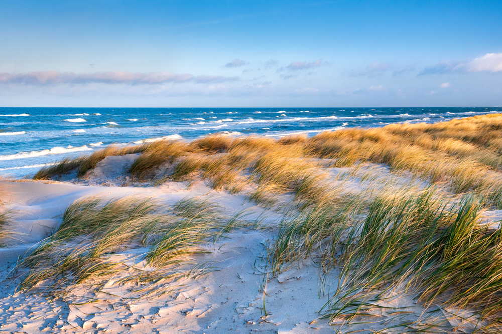 Morze Bałtyckie plaża w Niemczech
