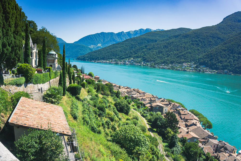 Wioska Morcote Ticino