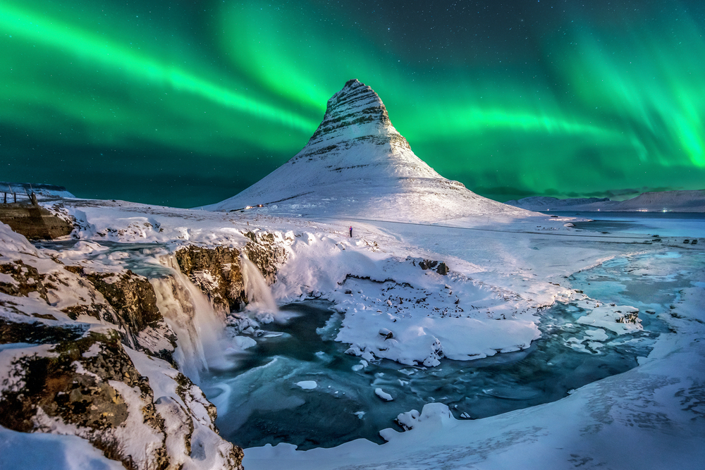 Szczyt Kirkjufell na Islandii